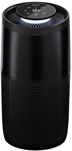 Instant HEPA Quiet Air Purifier From the Makers of Instant Pot with Plasma Ion Technology, Rooms up to 1,940ft2, removes 99% of Dust, Smoke, Odors, Pollen & Pet Hair, for Bedrooms, Offices, Charcoal