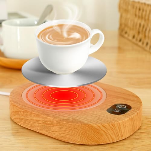 Electric Coffee Cup Warmer - Portable USB Mug Heater With 55-65℃ Constant Temperature Sense Switch for Tea, Milk, Cocoa and Beverage