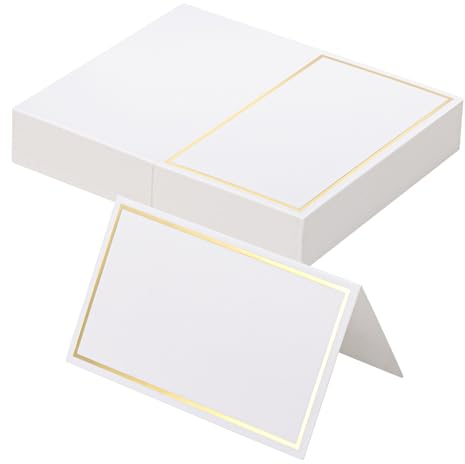 MumdoYAL 50 biglietti da tavolo di compleanno, per matrimonio, per comunione, compleanno, festival, feste, battesimo