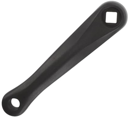 Anneome Brazo de Manivela de Bicicleta Aluminio con Agujero Cuadrado Repuesto para Bicicletas de Carretera Plegables Montaña Brazo Izquierdo Resistente y Compatible