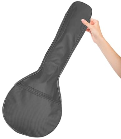 Mandolin Shoulder Bag Thickened Oxford Cloth Backpack Case | Black, Lightweight and Wear Resistant, Shoulder Backpack Design, Easy to Store, for Mandolin
