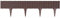 7,8m Gartenpalisade Rattan Rasenkante Beetumrandung Beeteinfassung Beetabgrenzung Farbe Braun Palisade Mähkante Beetzaun