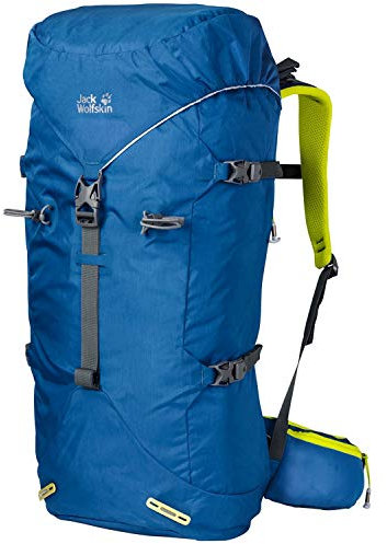 Jack Wolfskin Unisex Rucksack Mountaineer Rucksack, Electric Blue, One Size, 2008411