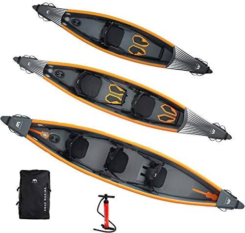 Aqua Marina Tomahawk Air-C 15'8 Kayac, Adultos Unisex, Multicolor, Uni