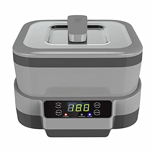 scosao Ultraschallreinigungsgerät 1.2l, Profi Ultraschallreiniger Ultraschallgerät 40KHz mit Digitalanzeige 5 Zeiteinstellungen und Einigungskorb Ulrtaschallbad für Brillen, Schmuck, Uhren, Zahnersatz
