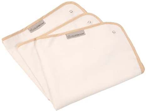 ULLENBOOM ® Frotteebezug für Wickelauflage 2er Set - Weiß - 50x60 cm - Wickelauflagenbezug, Für Wickelunterlage und Wickeltischauflage, Made in EU, OEKO-TEX Materialien, Waschbar bis 60 °C