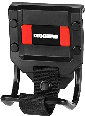 Diggers Tools - Hammerhalter für Gürtel - [ Profi Quick Klik System ] Flexibel Kombinierbare Hammerschlaufe für Gürtel- Hochwertige Gürteltasche Werkzeug für Elektriker, Dachdecker & Zimmerer