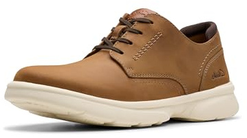 Clarks Collection Men's Bradley Plain Oxford, Light Brown Leather, 11 Medium US