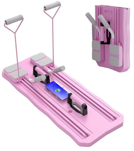 Máquina Reformadora De Pilates Compacta Para Entrenamiento En Casa, Entrenador De Rodillos Abdominales Multifuncional, Juego Para Pecho, Hombros Y Brazos