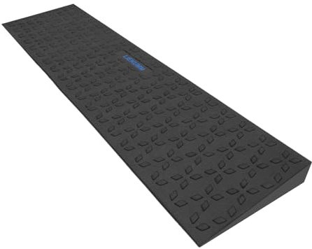 LIEKUMM Rampa per soglia in gomma, altezza 4 cm, antiscivolo per sedia a rotelle, con motivo a stella polare, portata 650 kg, per aperture di porte, gradini, marciapiedi, scooter, passeggini, moto