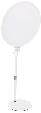 Lumière de Selfie de Bureau, Selfie Facile à Se Remplir Lumière à Assembler Portable pour la Photographie (White)