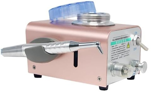 Dental sandblasting Machine, Remove Tea Stains, Smoke Stains, Dirt, high-Pressure polishing Dental Cleaning Machine,Rose Gold