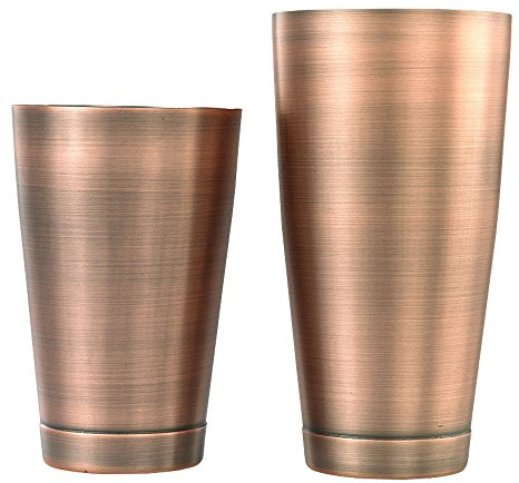 Barfly M37009ACP - Set di barattoli da cocktail, in rame anticato