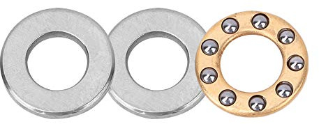 10st tryckkullager stål Miniatur hög precision platt stållager Set flygplanskullager (F5-12M 5 * 12 * 4mm)