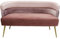 Kare Design Sofa Sandwich Rosa, 2-Sitzer, Wohnzimmer, Samt, Modern, Sofa klein, Couch, 64x125x64cm
