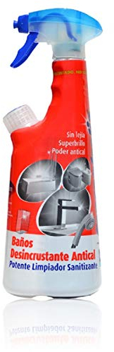 Gel de baño desincrustante antical potente limpiador WC, super brillo, envase 425ml