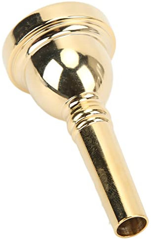 Posaunen-Mundstück, gute Übereinstimmung, rostfreies Kupfer, einfache Installation, Posaunen-Mundstück, tragbar zum Austausch(Gold)