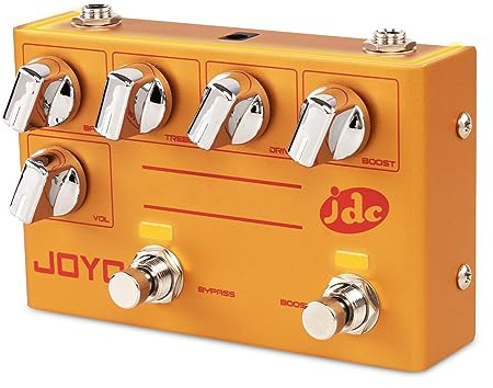 JOYO Overdrive effektpedal dubbel kanal med oberoende fotströmbrytare för elgitarr – JDC signatur (R-21)