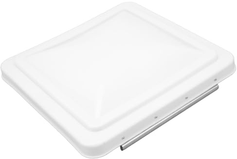 Gavigain Cubiertas de ventilación para techo de RV, reemplazos de tapa de ventilación para RV, eficiente, ahorro de energía, bloqueo de lluvia, cubierta de ventilación de techo para (White)
