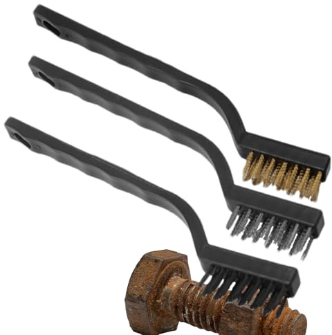Juego Cepillos Alambre Desoxidante, Escobilla Latón