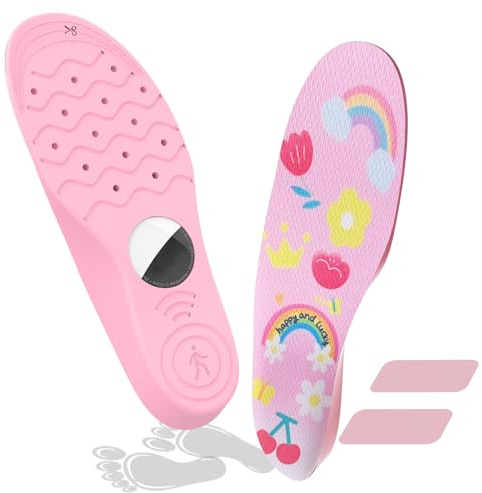 MIRPARVA Solette Bambini per Airtag, Suole Scarpe Nascosta Compatibile con Airtag, per Bambino per Bambini