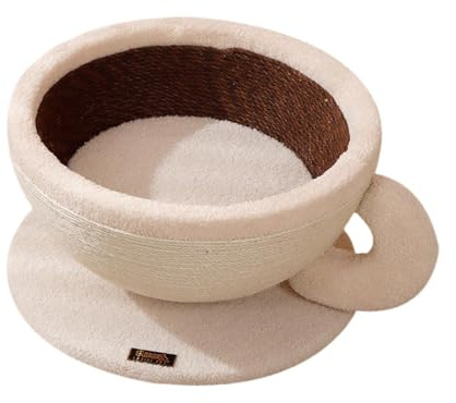 Milageto Griffoir pour Chat, Coussin à gratter Multifonction, Amusant, pour Chatons, Chats d'intérieur, Exercice, Jeu, Sommeil, L