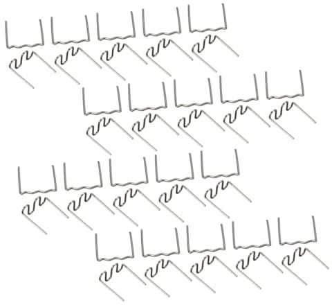 WOONEKY 1000 pièces Baguettes de Soudage Ondulées pour Réparation Pare-chocs Auto Agrafes Chaudes Plastique Abs PVC Nylon Résistantes et Fluides pour Machine à Souder