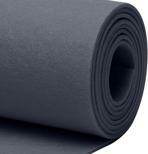 Rollo de fieltro Material de fieltro 40 cm x 250 cm, 3 mm de grosor Alfombra de fieltro de poliéster Rollo de fieltro Alfombras de fieltro para cortar para DIY Base de fieltro Patchwork Costura