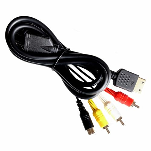 BUHCUWQB 6FT S-Video Composite AV Cable Compatible with Sega Dreamcast