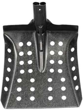 LAPYAPPE Pala para Drenaje de Hierro Resistente, Cuchara de Tamizado de Metal para Lodo E Impurezas, Adecuado para Limpieza en Varios Entornos y Desagües
