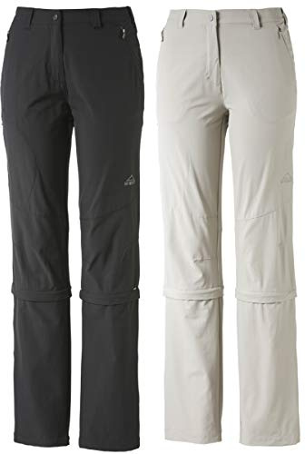 McKINLEY Damen Mandorak Abzipphose, Schwarz, 40 EU