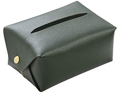 1 contenitore verde per fazzoletti porta salviette, dispenser di carta per cosmetici tavolo da pranzo