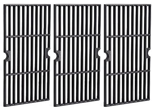 Grillroste für Charbroil Advantage 4 Brenner 463343015 463344015 463344116, Advantage 2 Kohlenteile 463340516 Gasgrill, G467-0002-W1 Gusseisen Grillroste für TRU Infrarot 463336011 6, 16 15/16 Zoll