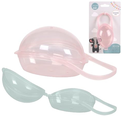 Judy Wild KID'S SPIRIT BOITE A TETINE 2 COULEURS ASSORTIES ROSE ET VERT PASTEL