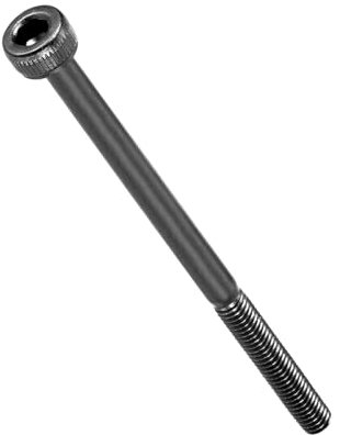 METALLIXITY Vis à Tête Cylindrique à Six Pans Creux (M3-0,5x60mm) 10 Pièces, Acier au Carbone Tête Fraisée Allen Métrique Filetage Complet Oxyde - Grade de Machine 12,9 Vis Hexagonale, Noir