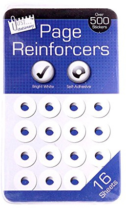 2X Just Stationery Hole Reinforcers Label