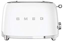Smeg TSF01WHUK Retro Style 2 Slice Toaster - White