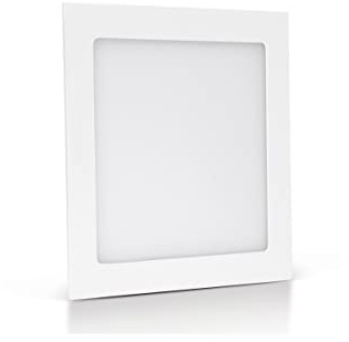ASLO - Panel LED cuadrado de 120 x 120 mm, 6 W, 4000 K, color blanco neutro