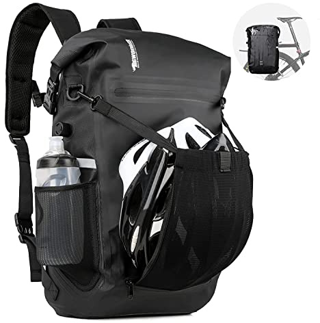 Rhinowalk Bike Pannier Bag Waterproof 22L Bicycle Rear Rack Trunk Bag for Cycling Bicycling Traveling Riding
