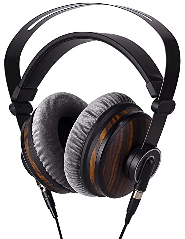 lotoraia HiFi Music Studio Monitor Headphones - 50mm Drivers Unit and 3.5mm/6.35mm Jack, Wired Over Ear Headphones for Music, DJ Mixing, Audiophile and AMP Computer Recording