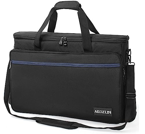 AKOZLIN Gepolsterte Gigbag Controller Reisetasche 58,9 x 8,9 x 37,7 cm, passend für Pioneer DDJ SR SR2 RR Denon MC4000 Numark NVII DJ-Mixer-Tasche