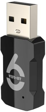 Ycagrain 900Mbps WiFi 6 Adaptador USB Bluetooth 5,3 USB Dongle Tarjeta de Red Inalámbrica Dual Band 2,4/5G Controlador Libre para PC Portátil