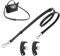 Hwtcjx Taschengriffe Leder, Taschenhenkel, PU Ersatz Taschenriemen Taschengriffe,Schultergurt für Taschen mit Lederschnalle,Taschengurt Leder DIY Schulterriemen für Handtasche Umhängetaschen (Schwarz)