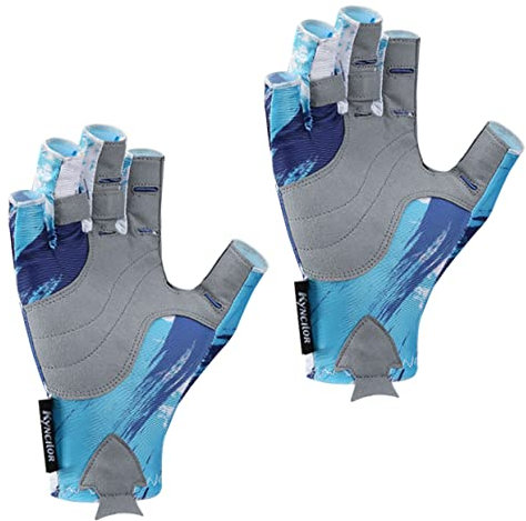 TOGEVAL Outdoor-fahrradhandschuhe - Halbfingerhandschuhe Herren-sporthandschuhe Atmungsaktive Polyester-fäustlinge Zum Angeln Wandern Klettern