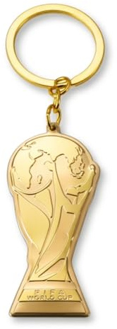 FIFA World Cup 2026 Official Gift, Llavero Oficial FIFA Copa del Mundo 2026 – Trofeo 2D 65 mm – Edición Coleccionista – Aleación de Aluminio Premium – Ideal para Llaves, Bolsas Deportivas & Mochilas