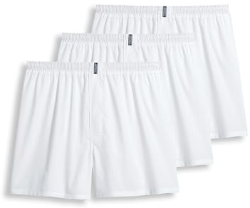 Jockey Men's Underwear Classics Full Cut 5 Boxer - 3 Pack, White, L