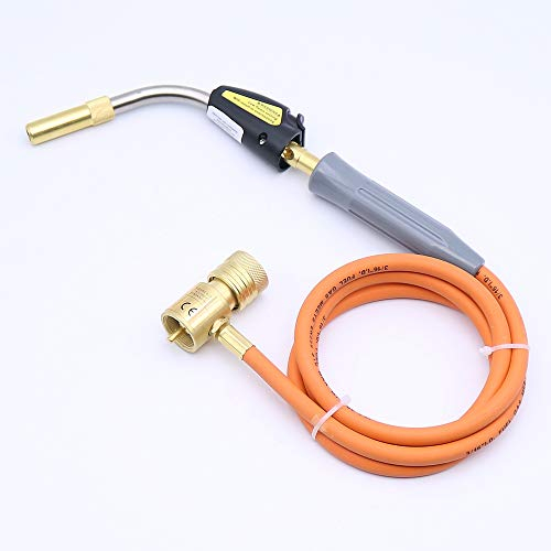Torcia del turbo dell'impianto idraulico di autoaccensione del gas di Mapp con la saldatura del propano della lega per saldatura del tubo flessibile