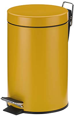 kela 24285, Cestino da 3 l, Metallo, Monaco, Giallo Curry