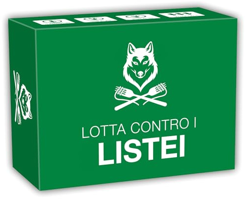 Kampfhummel LOTTA CONTRO I LISTEI - Il party game italiano per persone con un senso dell'umorismo nero con 400 carte per 3-10 giocatori dai 16 anni in su