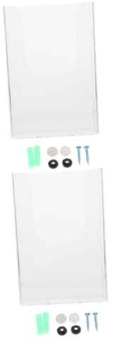 Parliky 2 Stück Wandmontierter Aktenhalter Aus Kunststoff S Büro Aktenmontiertes Dokumentenregal